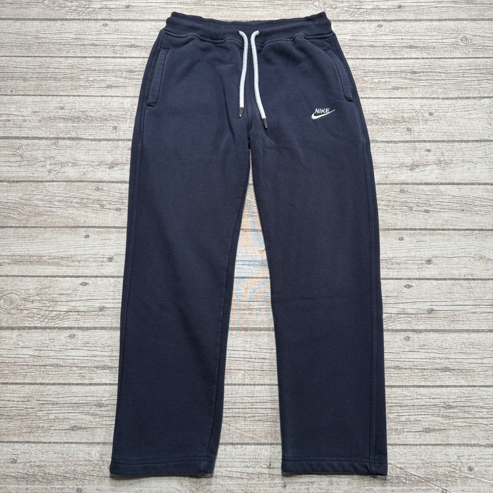 Y2K Nike Sweatpants Men's Large Navy Blue The Athletic Dept Joggers Activewear